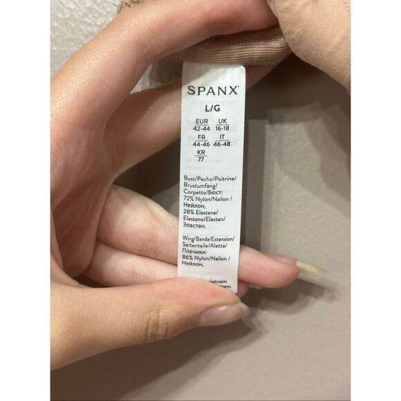 Spanx Bra-llelujah Mama Nursing Nude Bra Women's Large - Picture 3 of 8